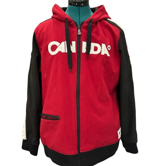 2010 Olympics CANADA Hudson's Bay Hooded Jacket Women's Sz 2XL, Made in Canada - Picture 1 of 8
